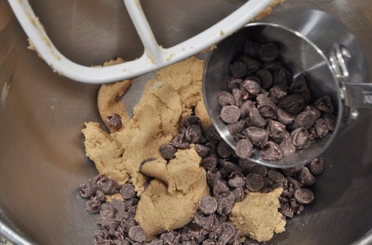 Add the chocolate chips