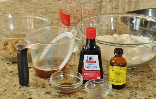 Ingredients for Brown Butter Cake