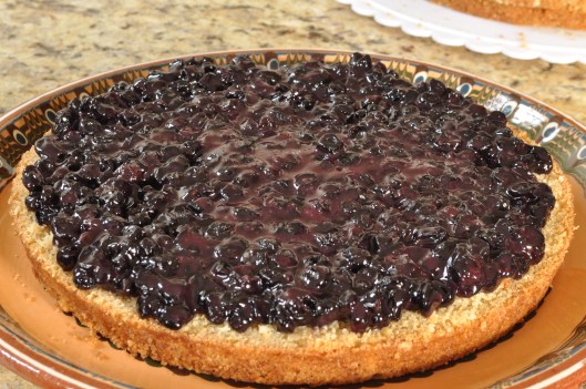 Vibrant coloured filling