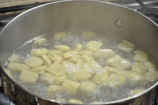Boil the dumplings