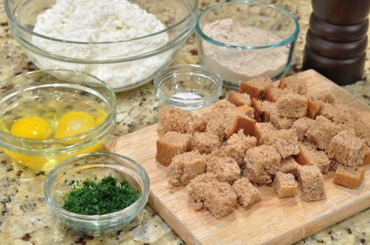 Ingredients for Cottage Cheese Cutlets