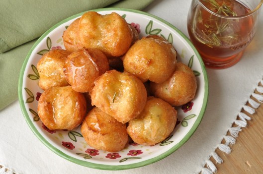 A Platter of Rosemary-Lime Zeppole