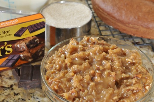 Coconut-Pecan Frosting for German Chocolate Cake