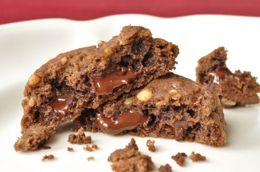 Double Chocolate-Rice Crispie Cookies