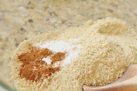 Almond meal and spices