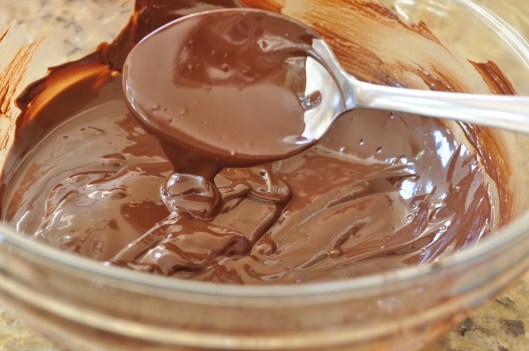 Melted chocolate