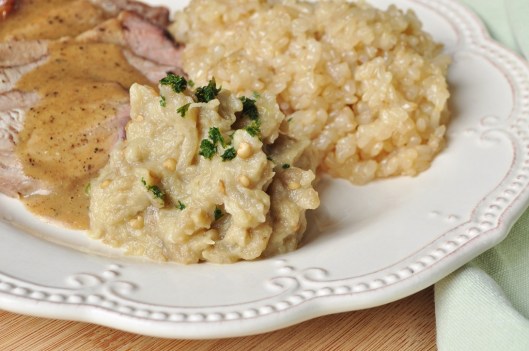 Moutabal--Eggplant with Tahini and Lemon