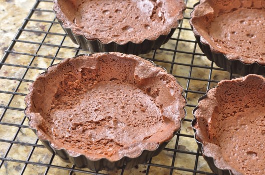 Chocolate-Cointreau Tart Shells