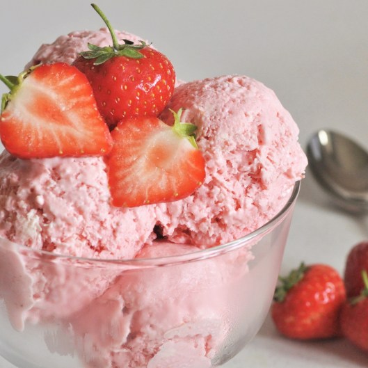 Strawberry-Honey Ice