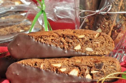 Panforte-Inspired Fruit-Nut Biscotti
