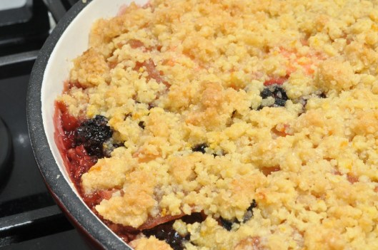 The Crumble Out of the Oven