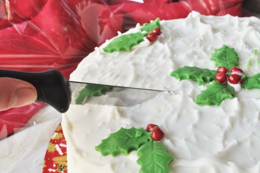 Cutting the Christmas Cake