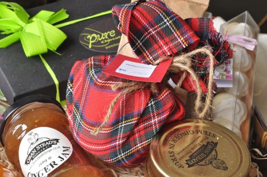 Tartan-Wrapped Christmas Pudding