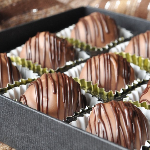 Truffles with Coffee-Infused Cointreau Ganache