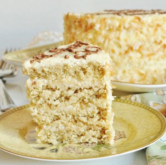 Coconut-White Chocolate Birthday Cake - Copy