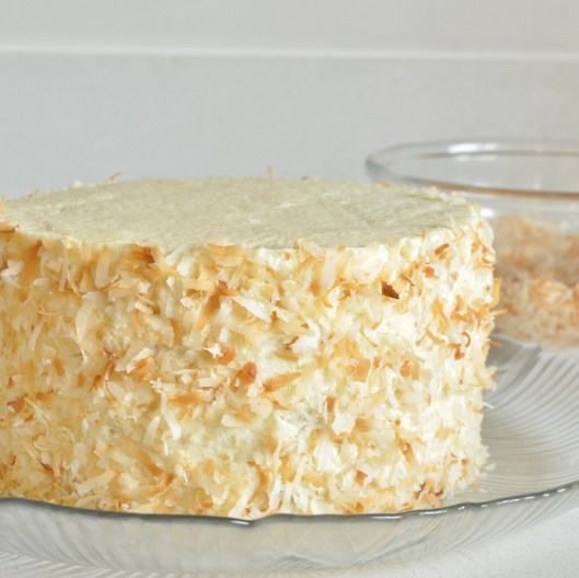 Coconut-White Chocolate Layer Cake