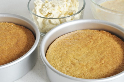 Eggless coconut cake