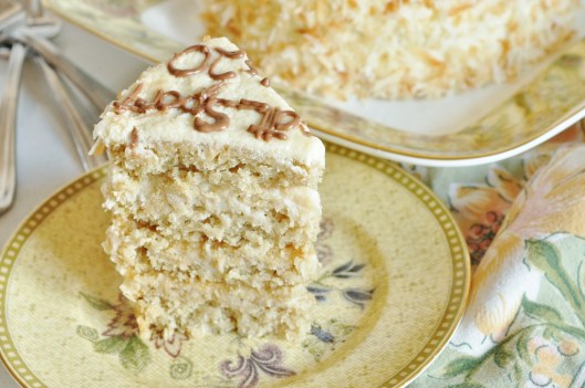 Four-Layer Coconut White Chocolate Layer Cake
