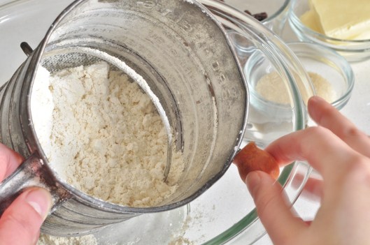 Sift the flour