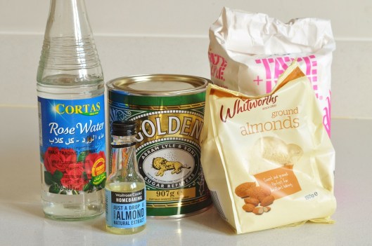 Ingredients for Marzipan